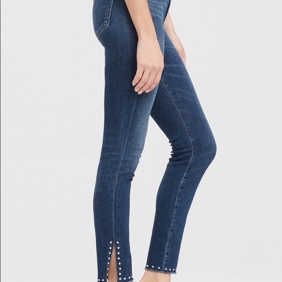 Citizens of Humanity Skinny Studded Ankle Jeans - Picture 2 of 5